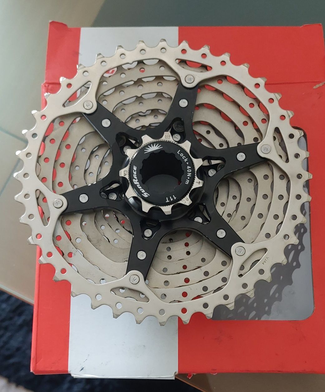 Cassete de bicicleta Sunrace modelo Ms de 10v