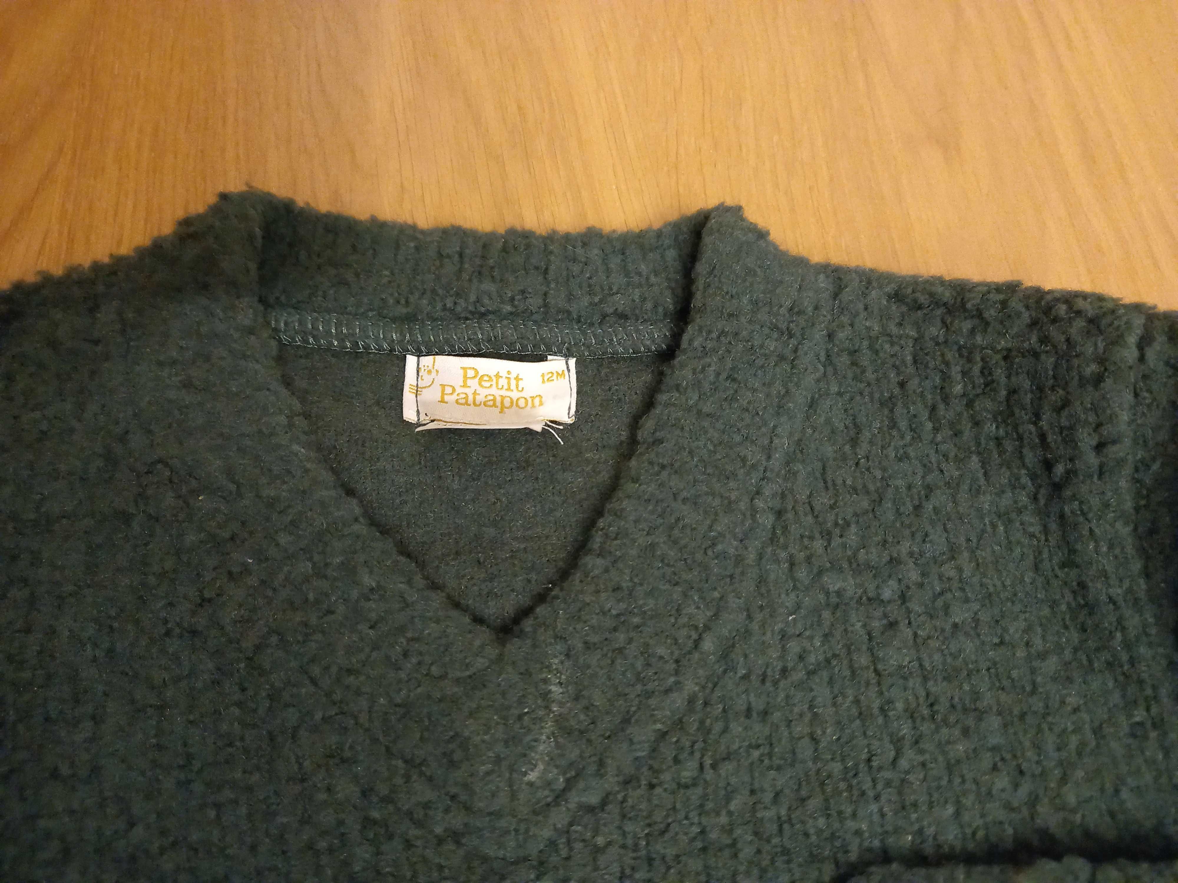 Nowy, zielony sweterek dla niemowlaka  ok. 74 cm unisex