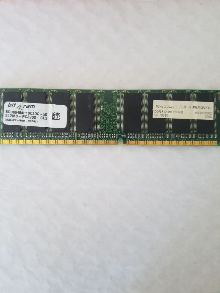 Memória Ram 512Mb