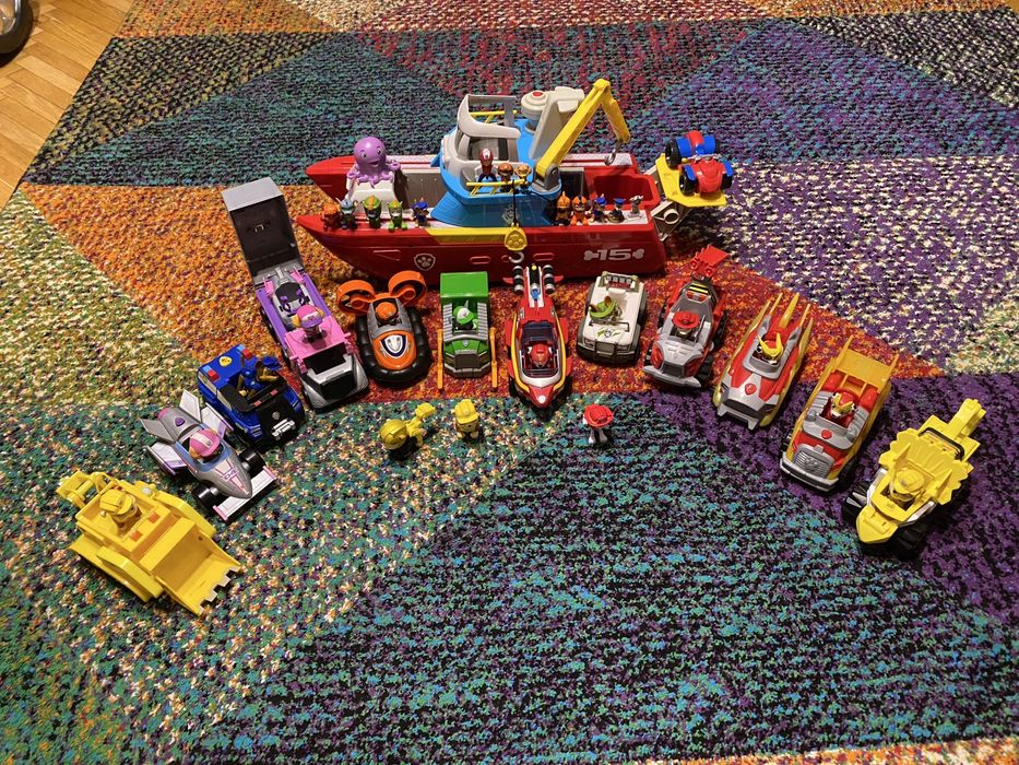 Psi patrol duży zestaw Paw Patrol. Tanio