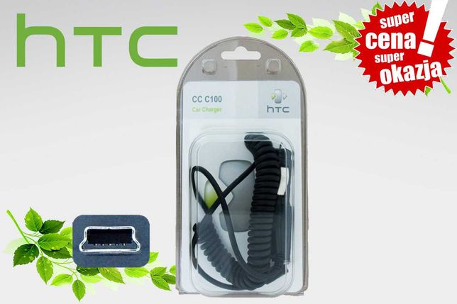 Oryginalna Ładowarka Samochodowa HTC CC C100 mini USB * Nowa * - W-wa