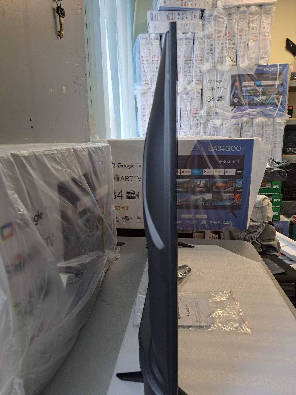 Безрамочный телевизор SAMSUNG 45" Google TV 4Kтелевізор хіт 2024