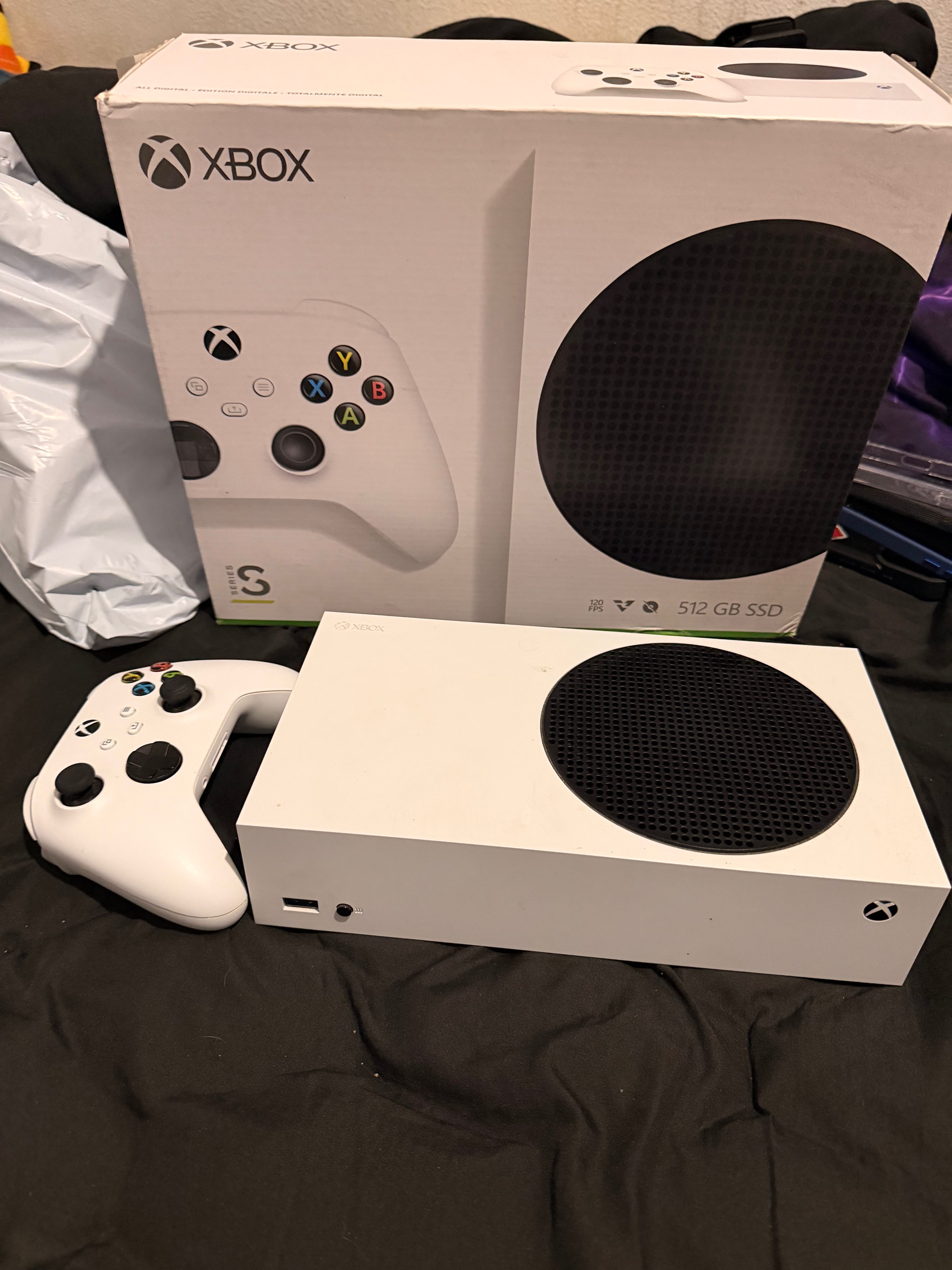 Xbox series S novo completo e com caixa