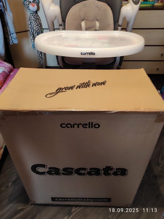 Стульчик- качеля для кормления carrello cascata