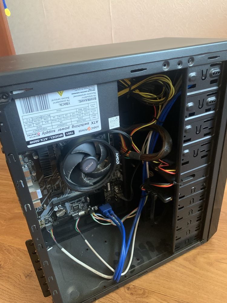 Компьютер ryzen 5 3400g 6gb ОЗУ B450 М