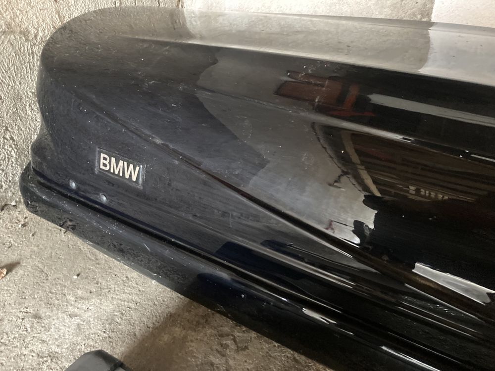 BMW bagażnik dachowy, czarny, z relingami rozm 320