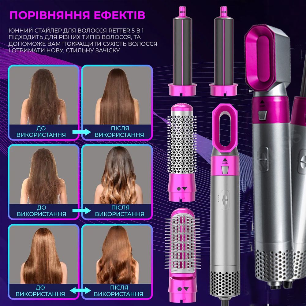 Мультистайлер 5 в 1 Hot Air Styler