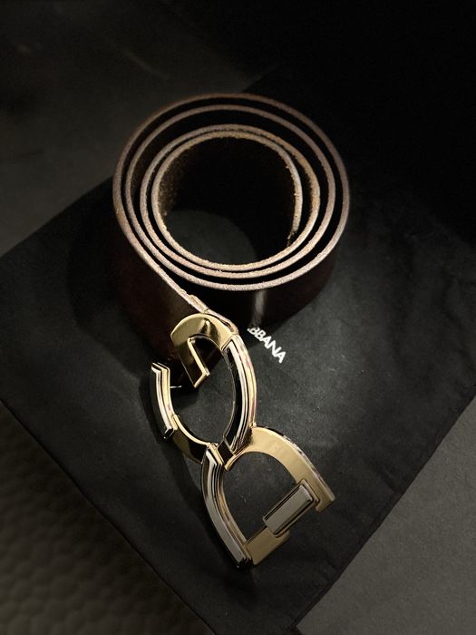 Ремень D&G шкіряний
