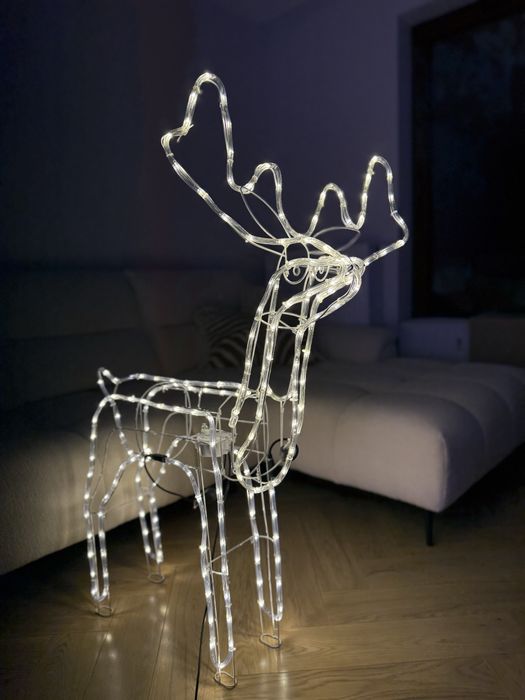 Renifer Led XXL 120cm z ruchomą glową