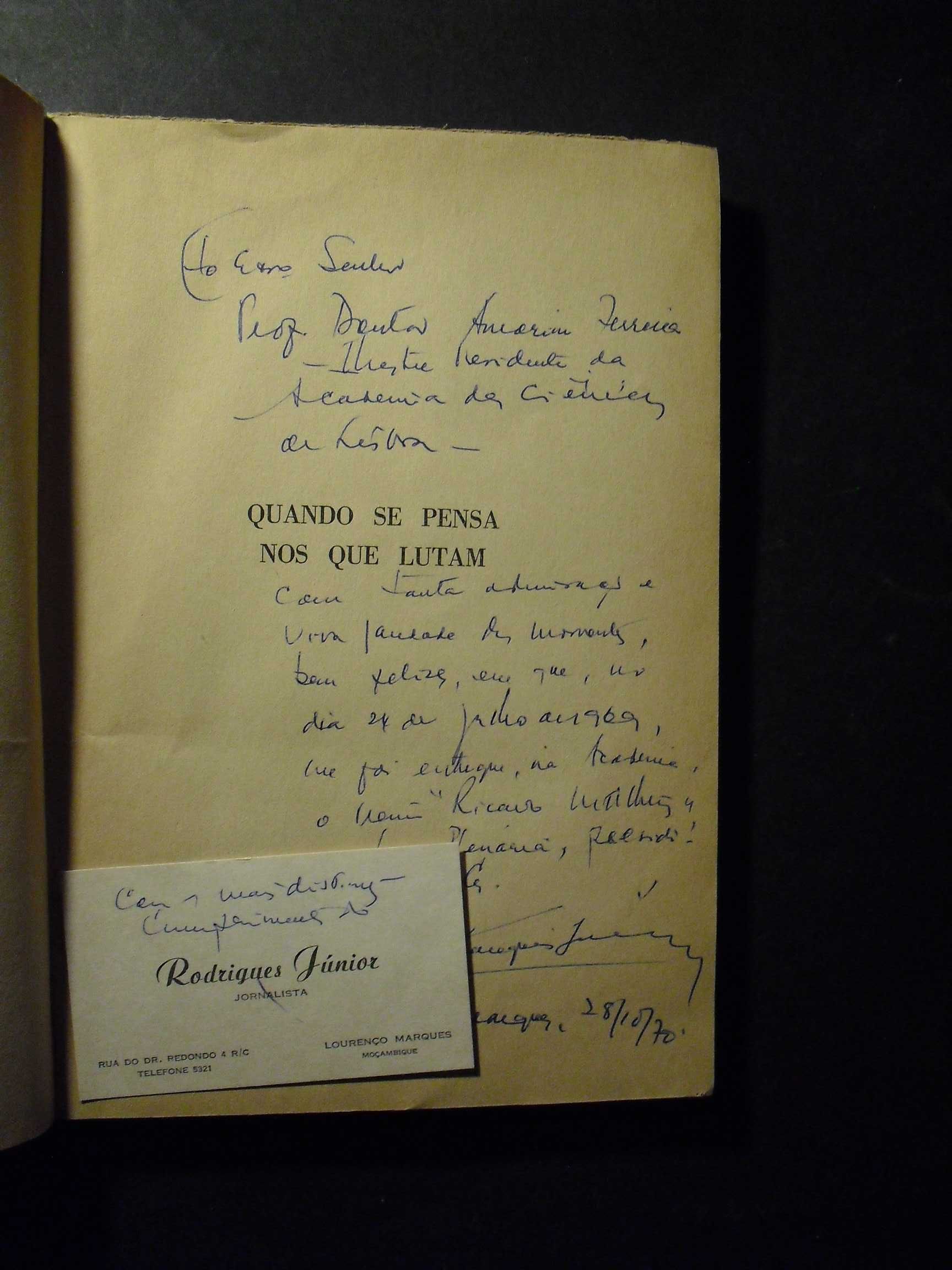 JÚNIOR (RODRIGUES)- QUANDO SE PENSA NOS QUE LUTAM