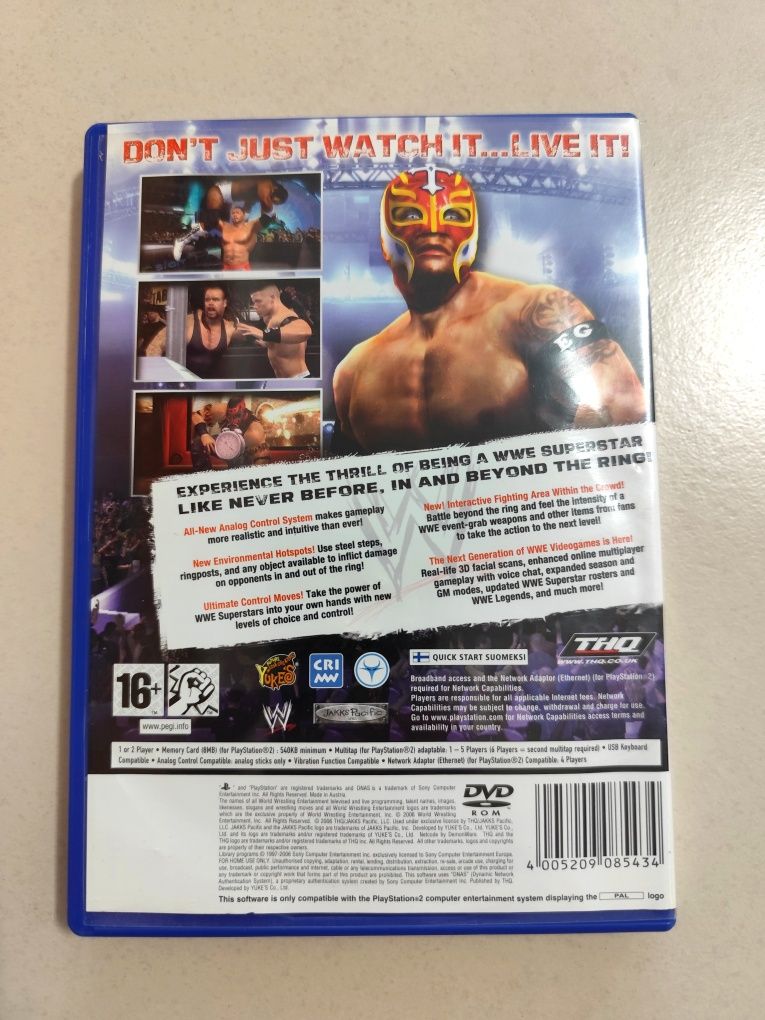 Jogo para PlayStation 2 (PS2) - Smack Down vs Raw 2007