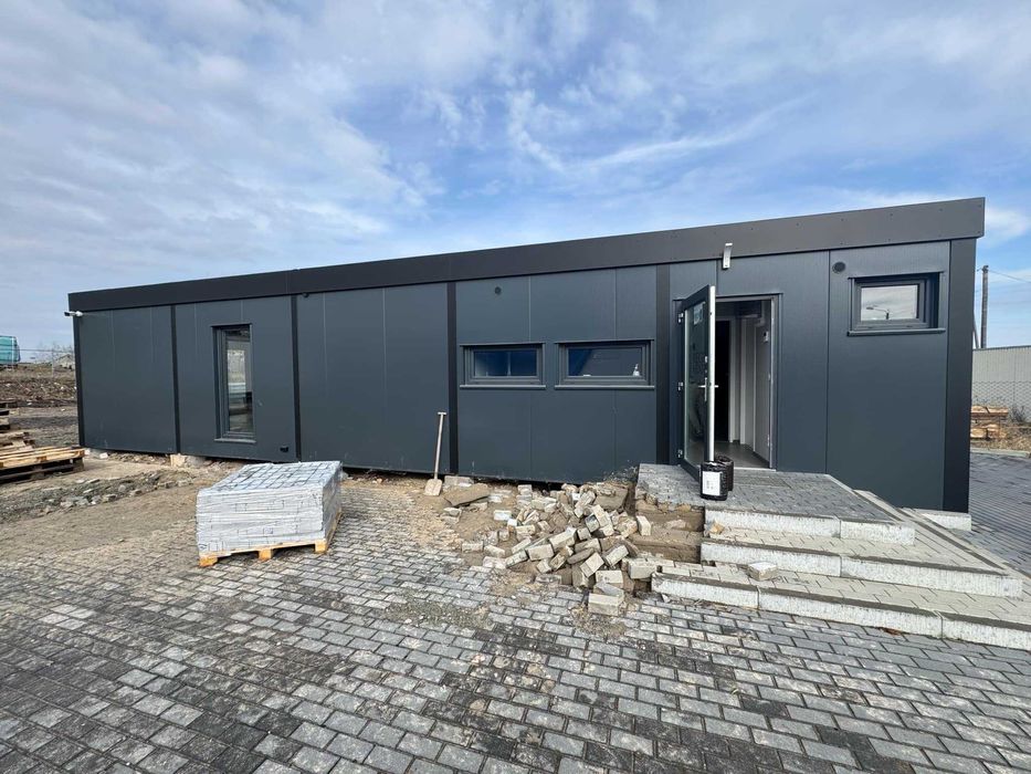 Kontener biurowy trzypokojowy + kuchnia i łazienka