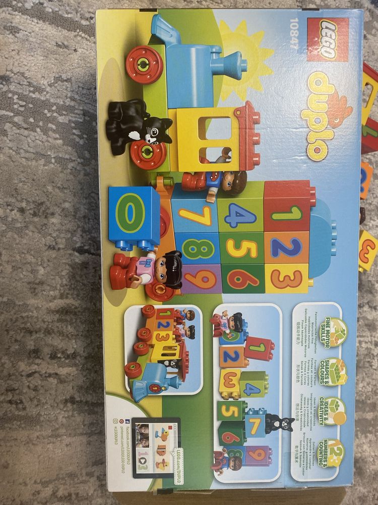Лего дупло Lego duplo потяг із цифрами поезд с цыфрами
