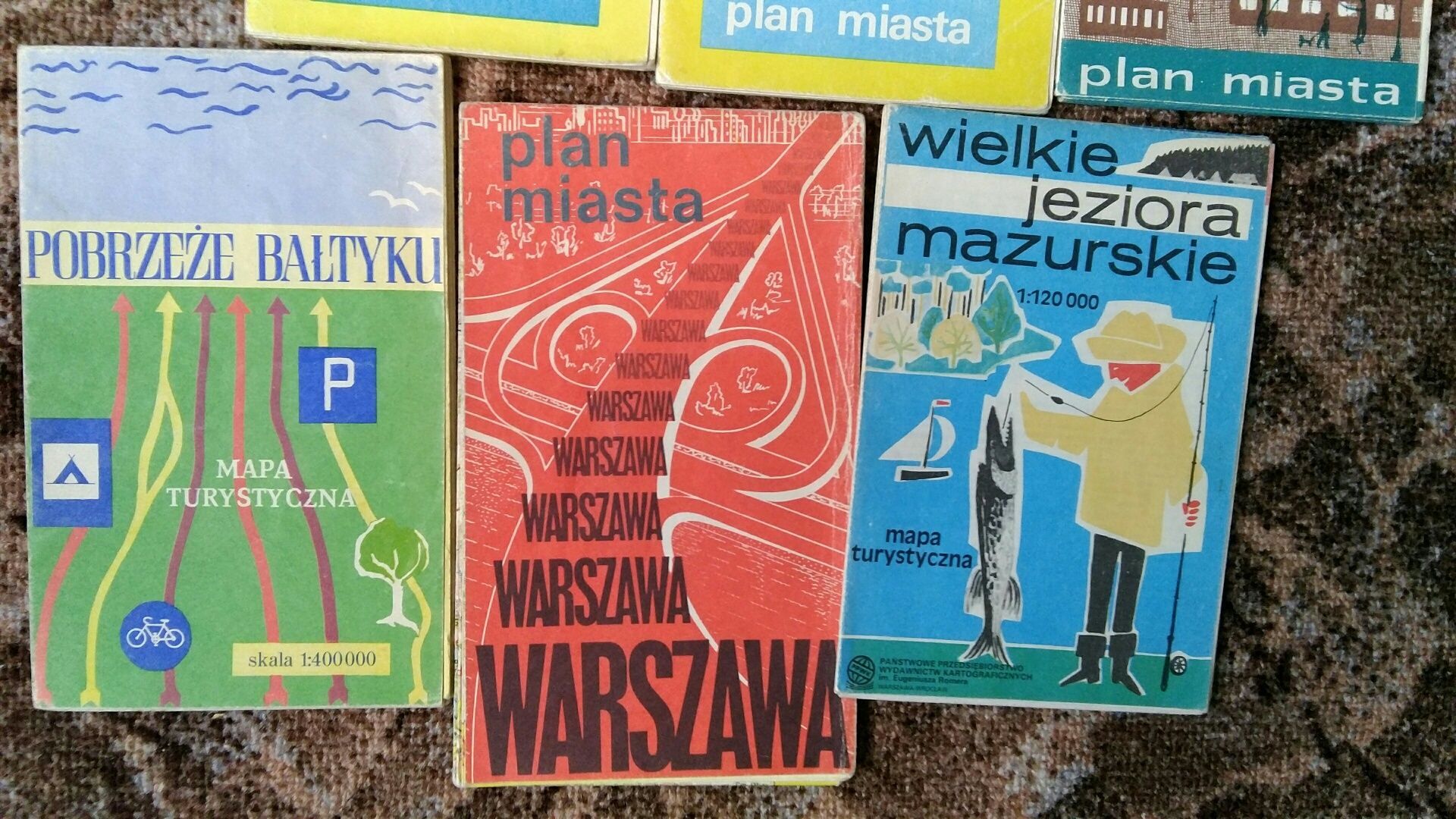 stare plany miast Gdańsk Kraków Poznań Łódź Warszawa Mazury morze