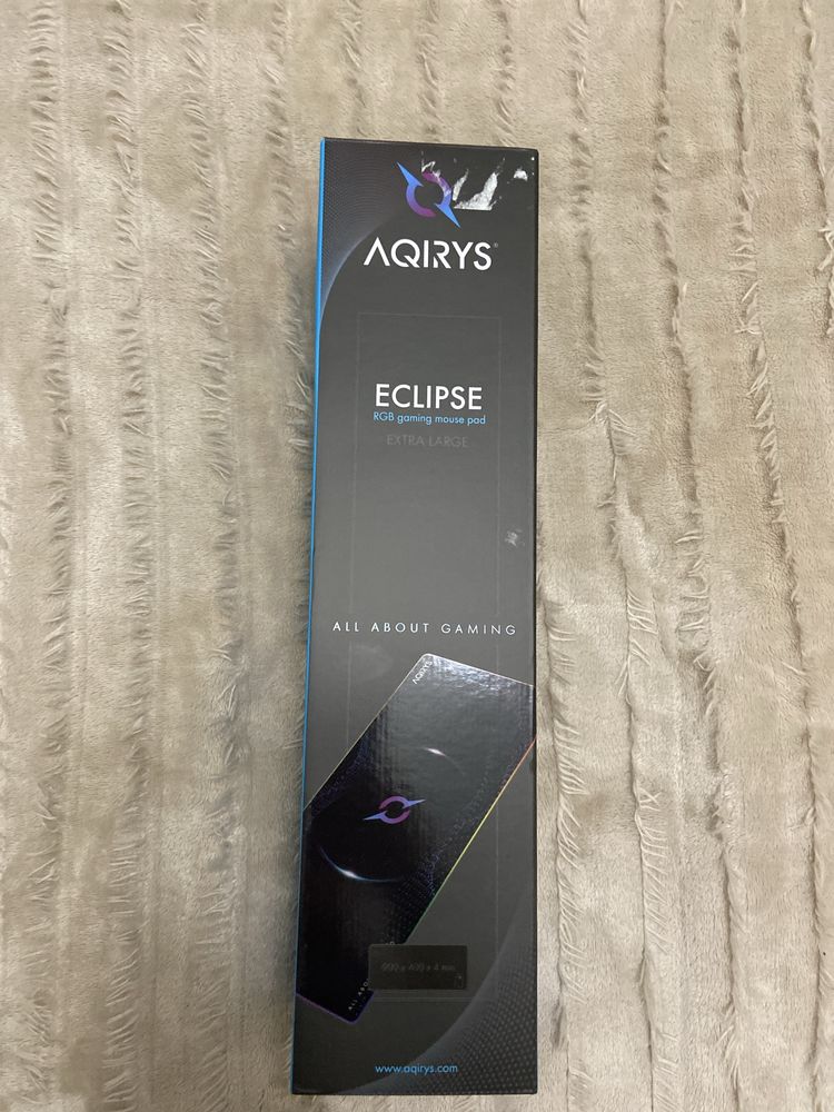 AQIRYS Podkładka ECLIPSE RGB Extra Large 900x400