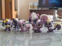 Littlest Pet Shop rodzina Skunks zestaw lps Hasbro