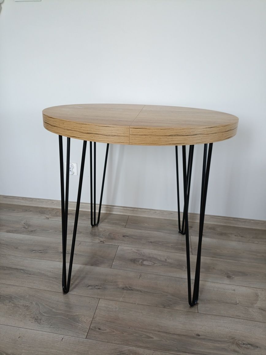 Stół okrągły 80 cm  rozkładany