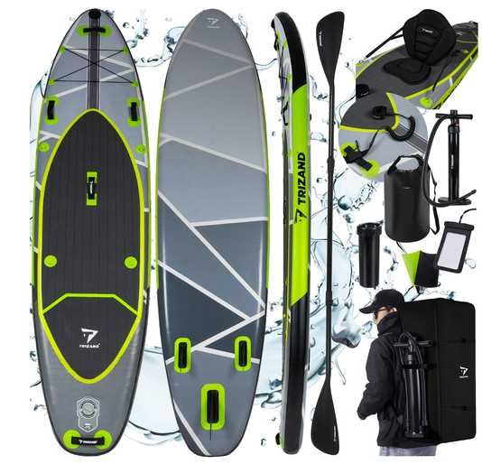 Deska sup do pływania 350 cm, wiosło, siedzenie, pompka + GRATISY!