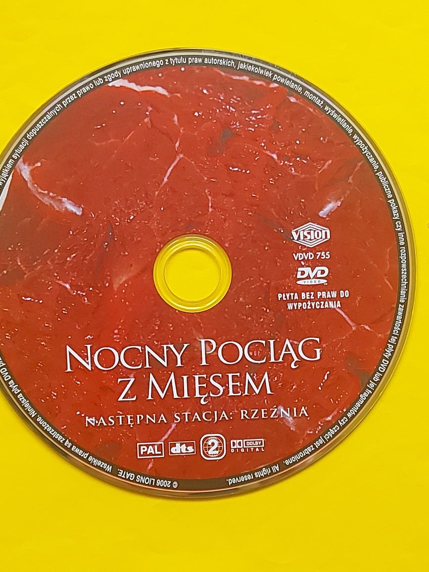 Płyta DVD Film Horror NOCNY Pociąg z Mięsem 2006rok