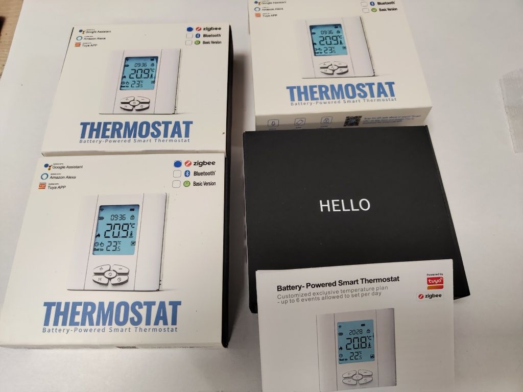 Termostat do pieca, klimatyzacji zigbee
