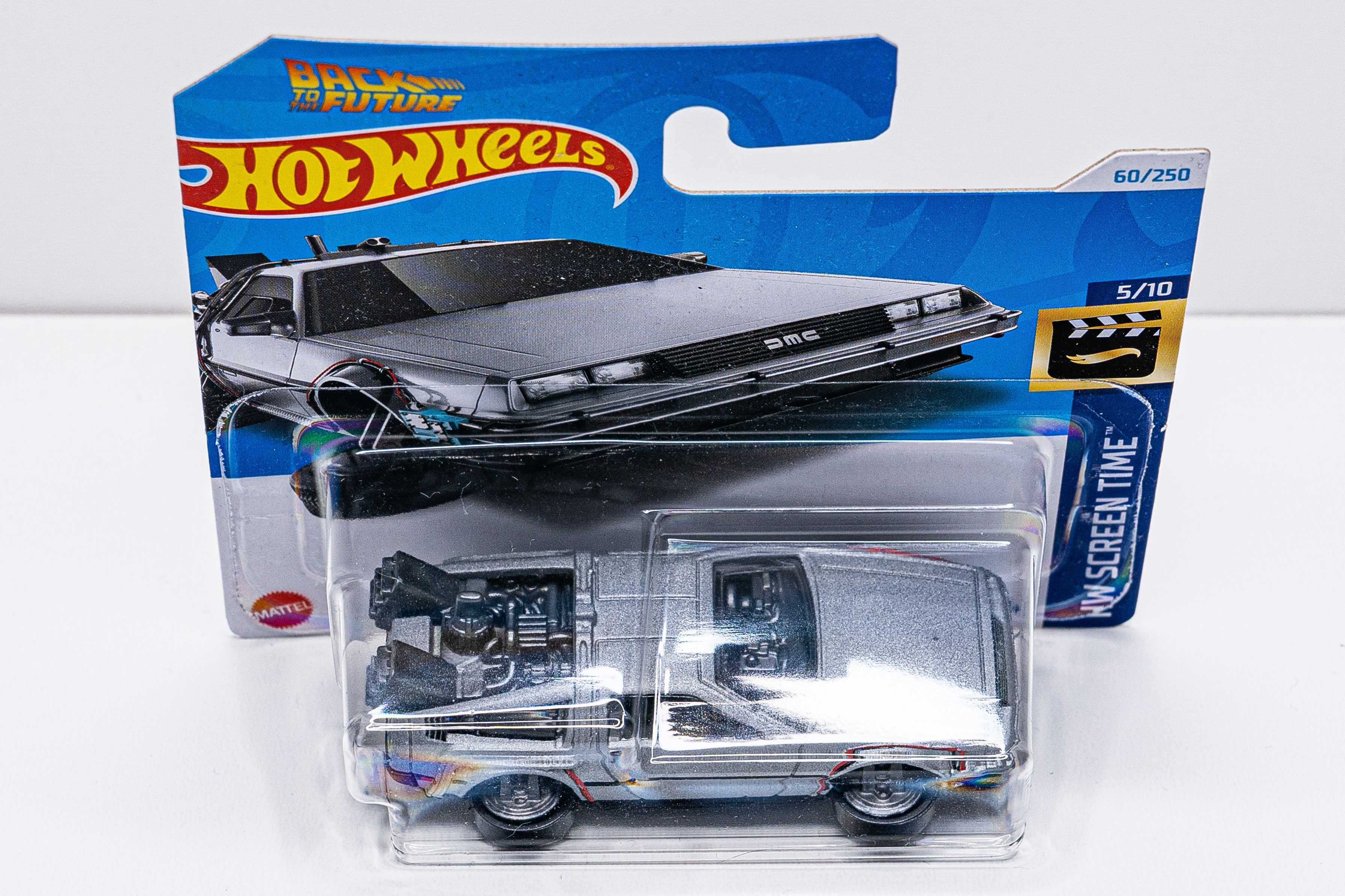 HOT WHEELS DeLorean BTTF Time Machine 60/250 HW Screen Time 5/10 NOWY