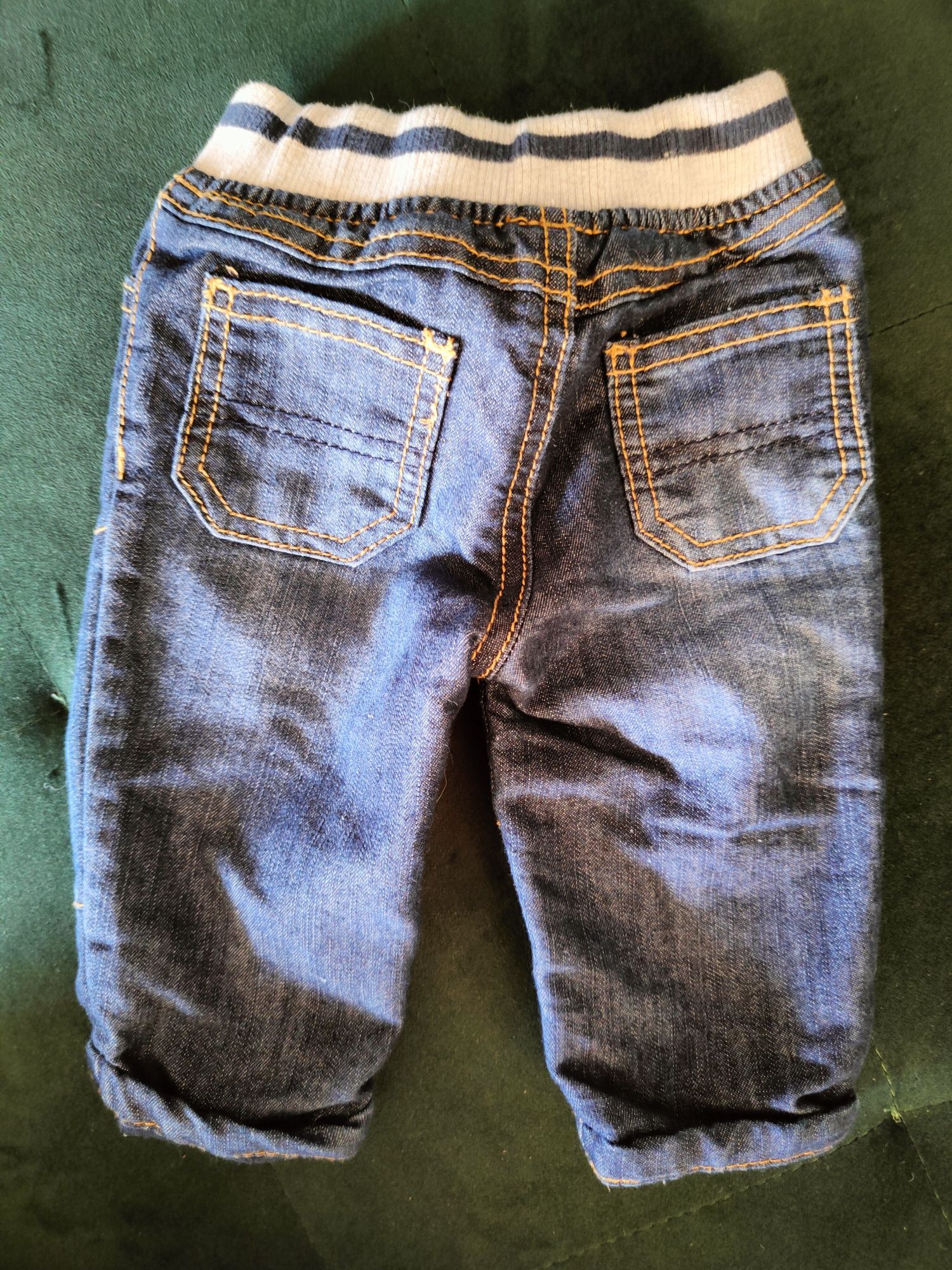 Spodnie jeansowe długie F&F rozm. 68 cm