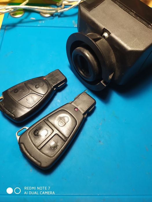 Мерседес 210, 211,204,207,212 ключ рыбка.Привязать ключ Мерседес.