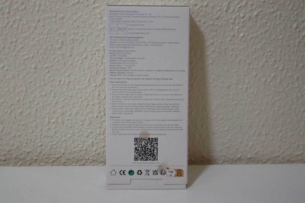 Smartwatch Zero-G Roadster