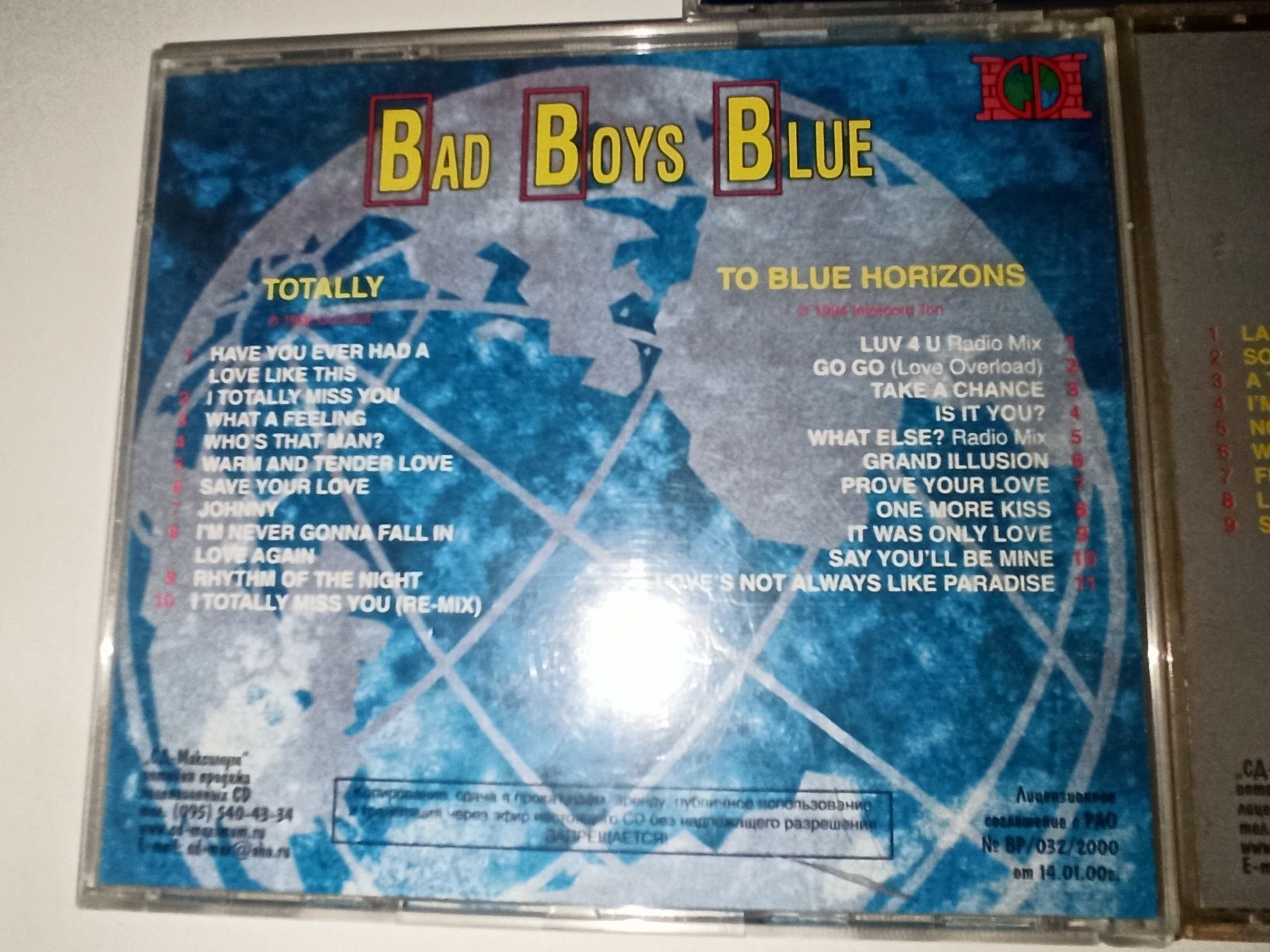 Bad Boys Blue Turbo Megamix Game Of Love Maxi Singles Italo Disco CD