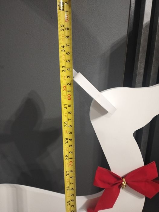 Renifer świąteczny na dwór ze światełkami