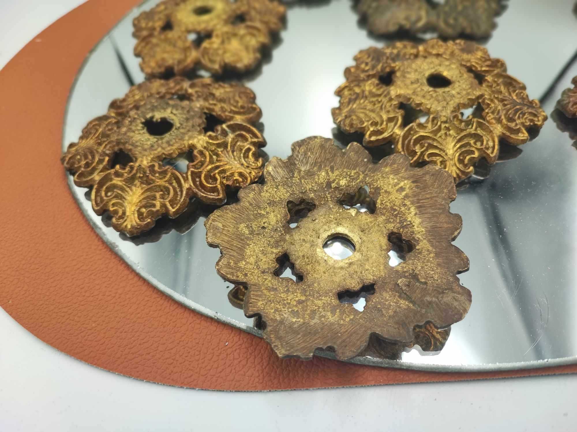 Stara mosiężna podsufitka rozeta podkloszówka,ażurowa,cena za 1