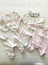 Babygrow 1 e 3 meses - Knot e Chicco