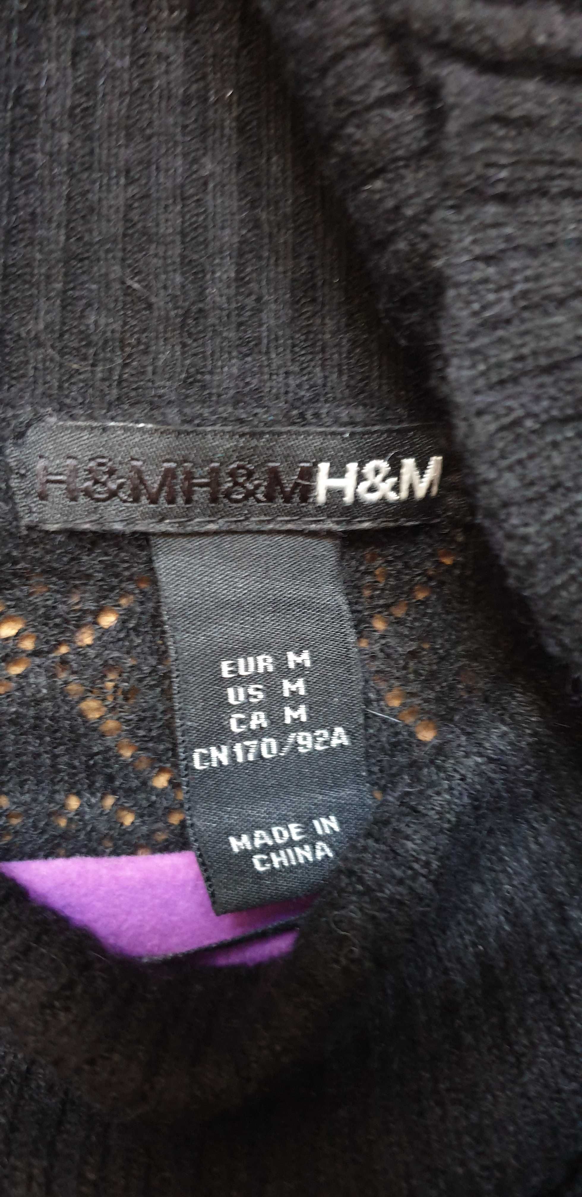 Sukienka dzianinowa H&M rozm.M sweterkowa ażurowa, stan bardzo dobry