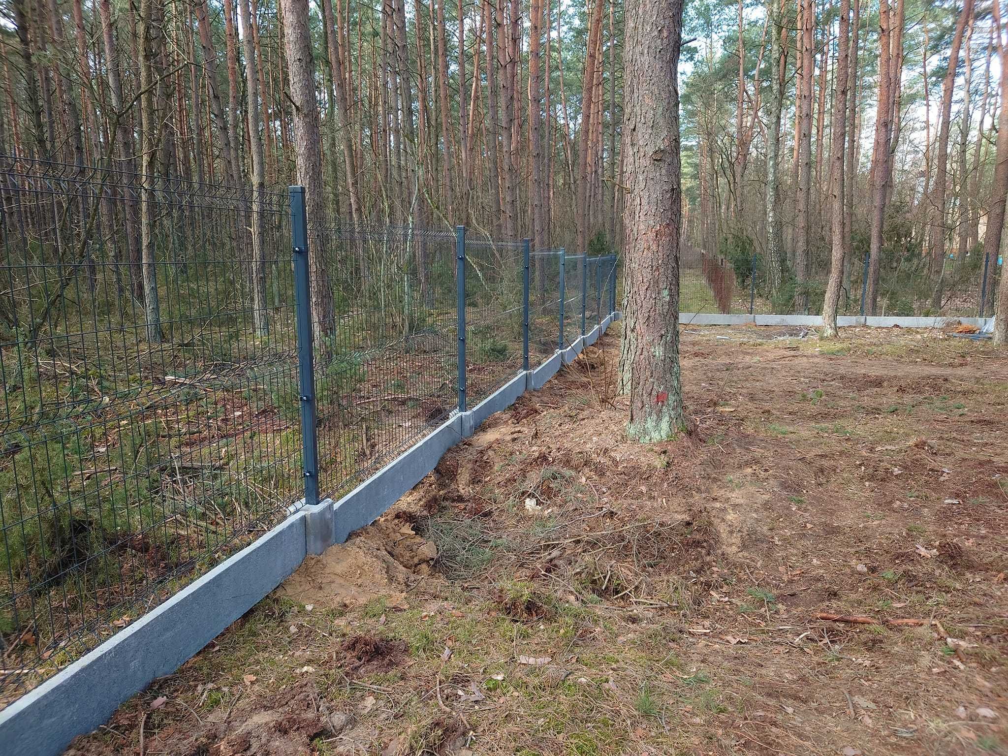 Promocja Ogrodzenie panelowe 153 cm fi 4 + podmurówka 25 cm