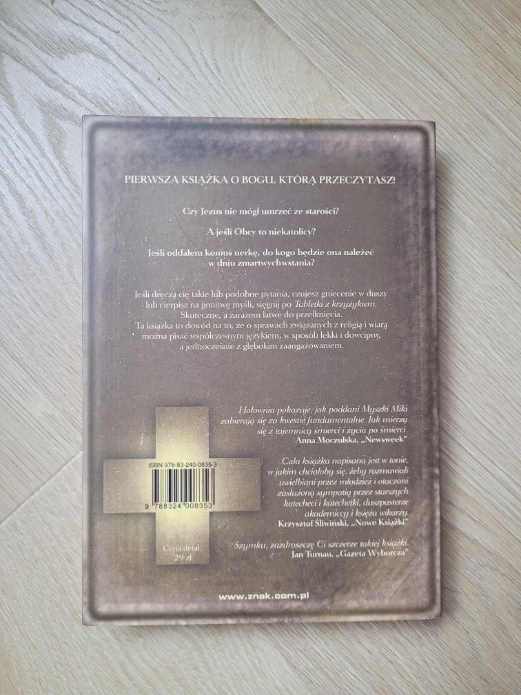 Książka "Tabletki z krzyżykiem" Szymon Hołownia
