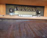 SIEMENS Móvel rádio gira-discos (artigo vintage)