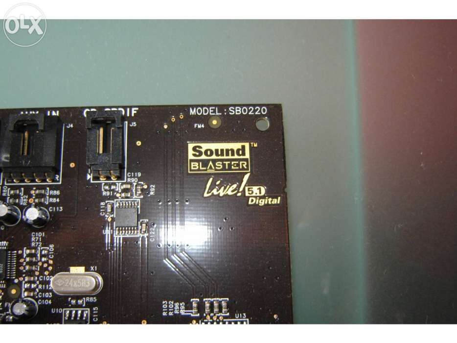 Placa de som - Sound Blaster 5.1 Live