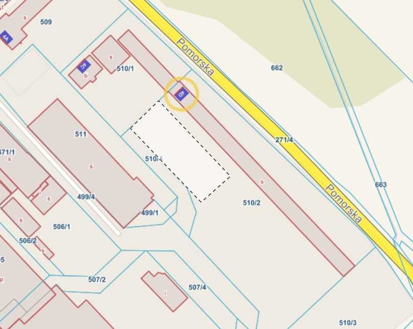Najem: budynek magazynowy z placem – Piła, ul. Warsztatowa 4d