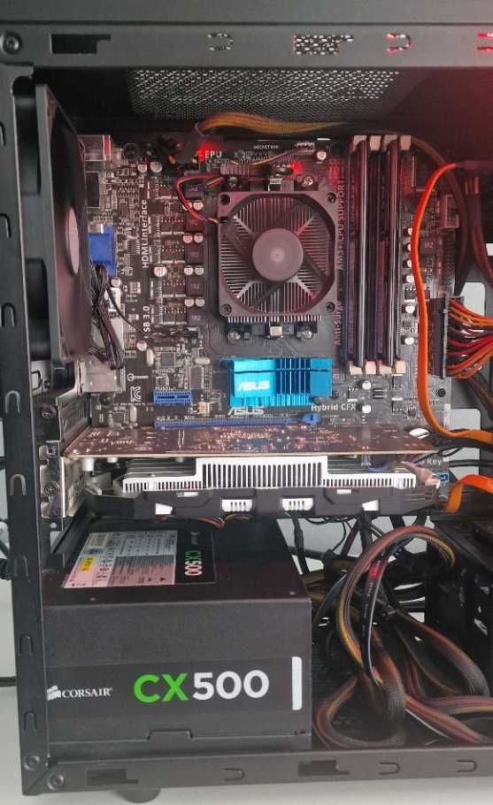 Pc completo AMD FX-6300 3.5ghz-8GB-120Gb +650GB-GTX 1051 Ti 4GB