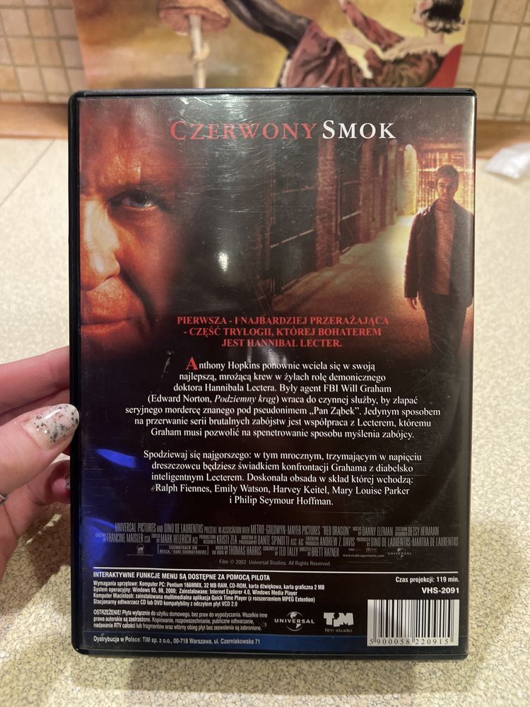 Vcd Cd dvd czerwony smok