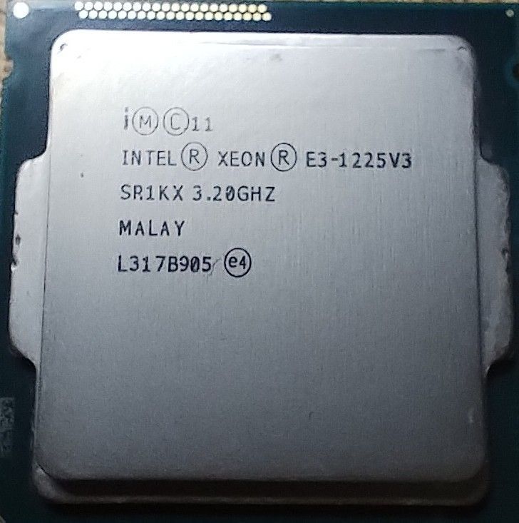 Процессор Intel Xeon e3-1225 v3