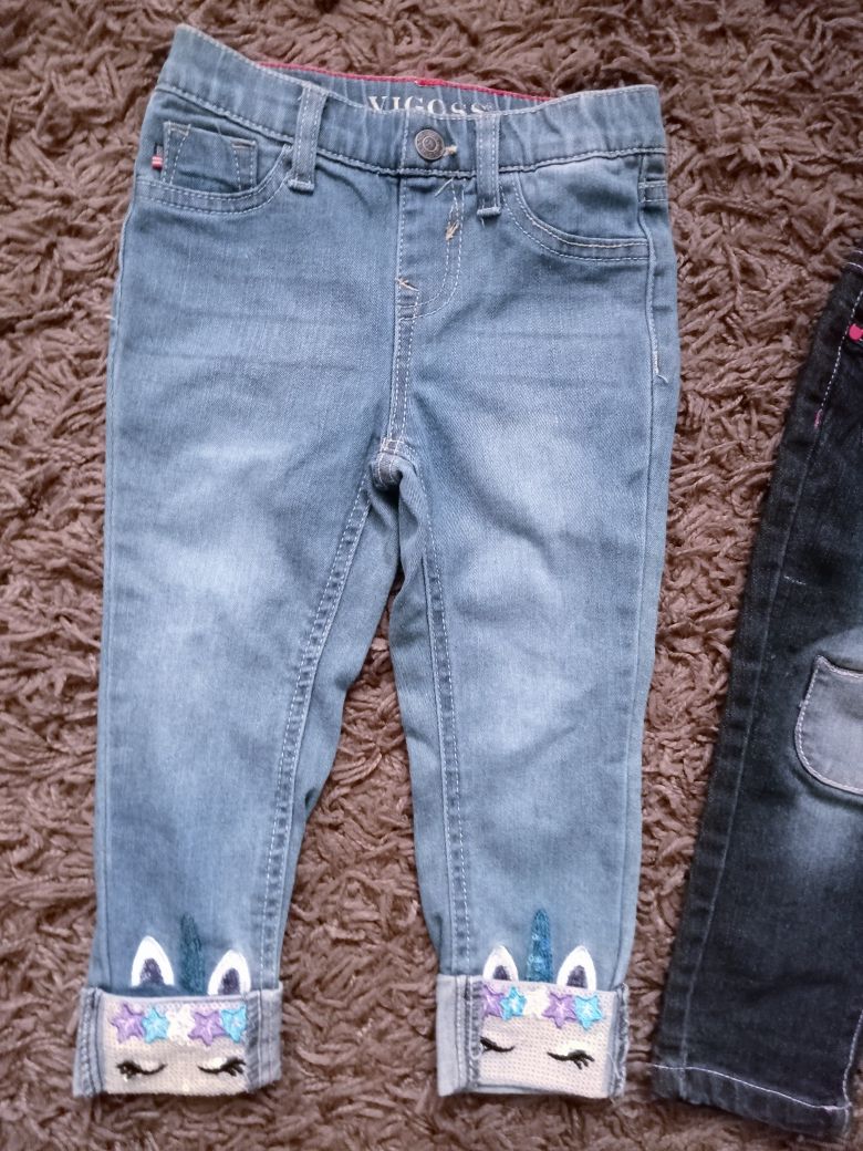 Фирменные джинсики на малышку 2-3 года цена за 3 -320гр