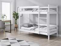 Łóżko piętrowe HIT 90x200 BIAŁE łóżka producent łóżek
