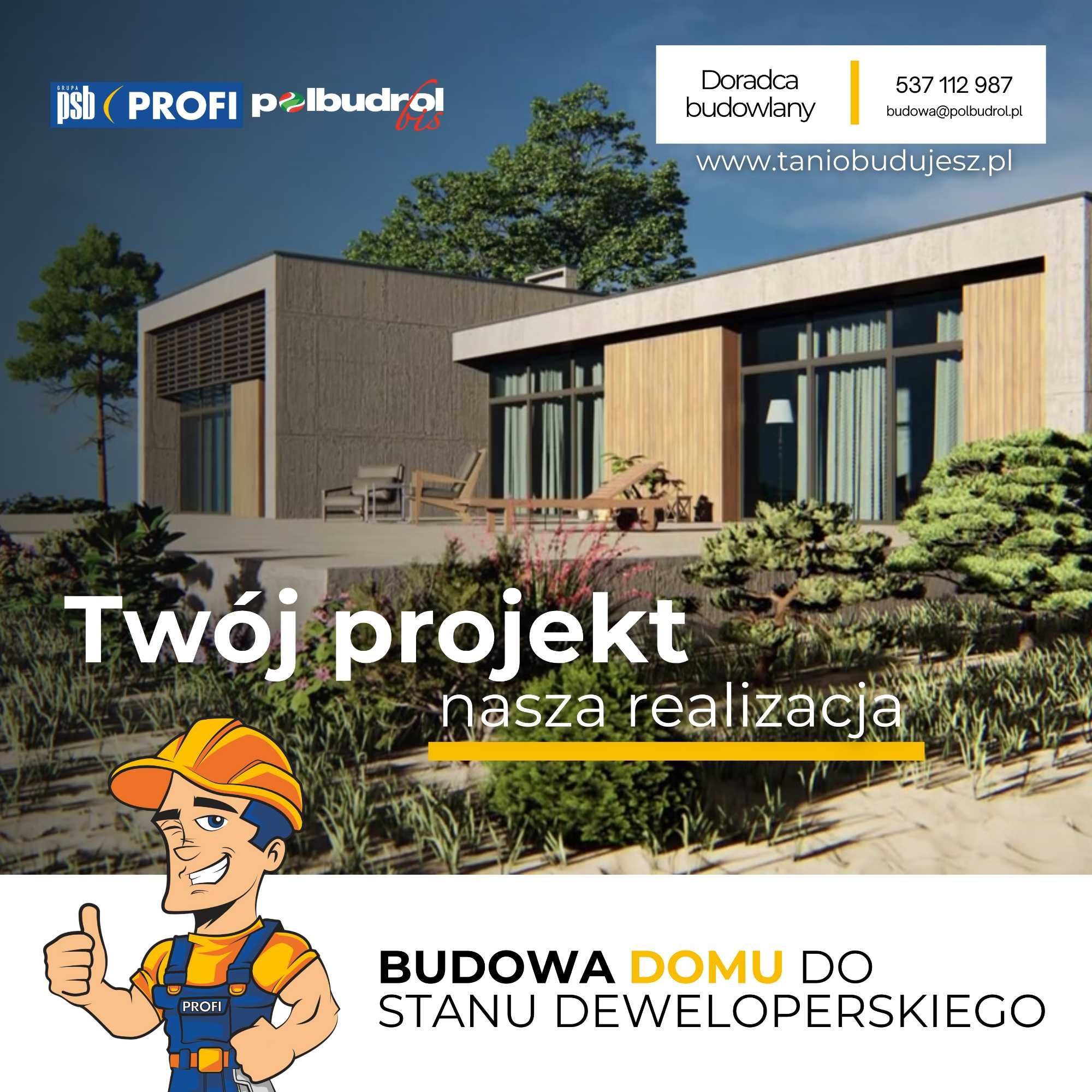Budowa domu do stanu deweloperskiego - Generalny Wykonawca Polbudrol