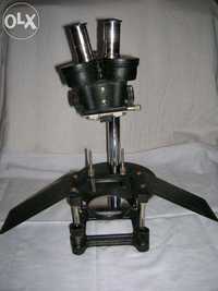 микроскоп, бинокулярный, мікроскоп, бінокулярний, 1947р, робочий
