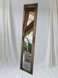 Złote lustro 160x40 vintage złota rama stara retro barok