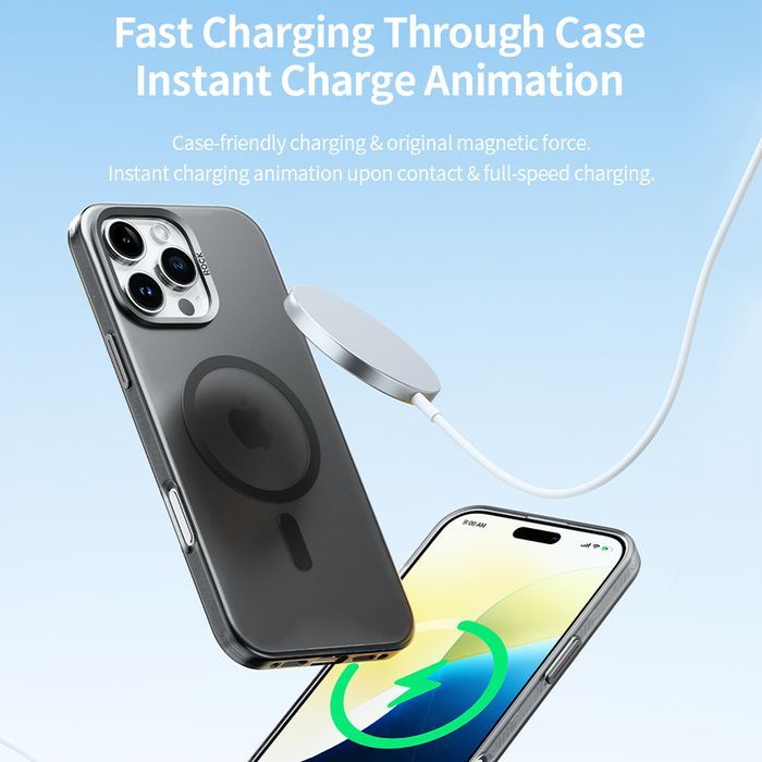 Rock Etui Matte Series Magnetic Do Iphone 16 Pro Czarne