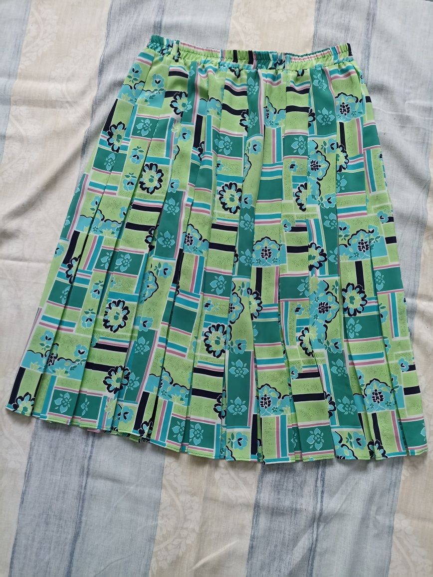 Юбка плиссе винтаж uk16(eur44)