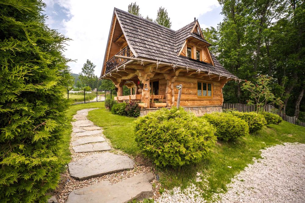 Domek w górach [domek z bali,Kościelisko,Zakopane,góry,wakacje  )