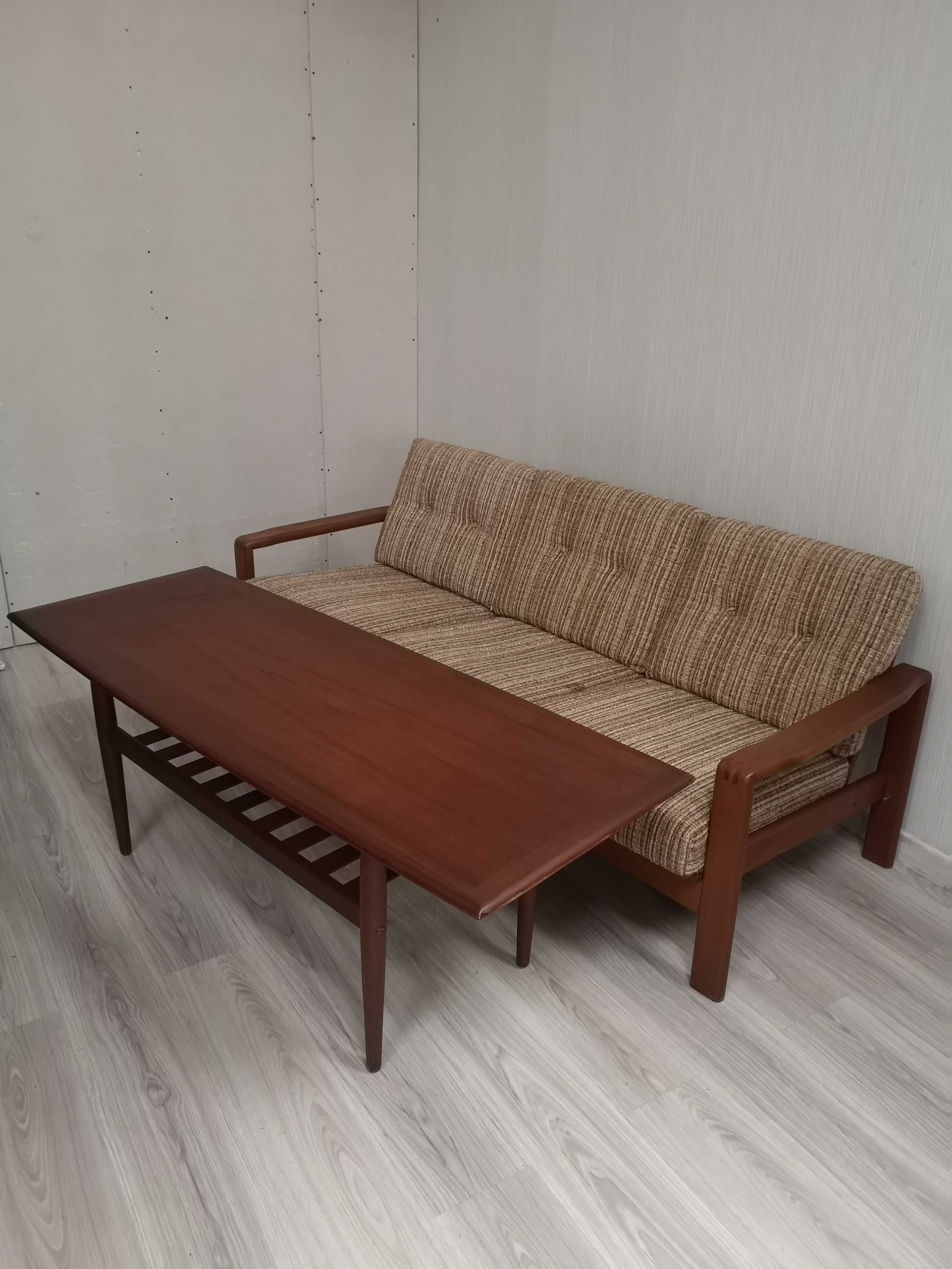 Sofa DANIA 3 OSOBOWA trójka duńska mid century lata60 70 retro vintage